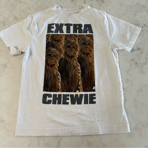 Kids Star Wars Chewbacca “Extra Chewie” Graphic T-Shirt. Size Small